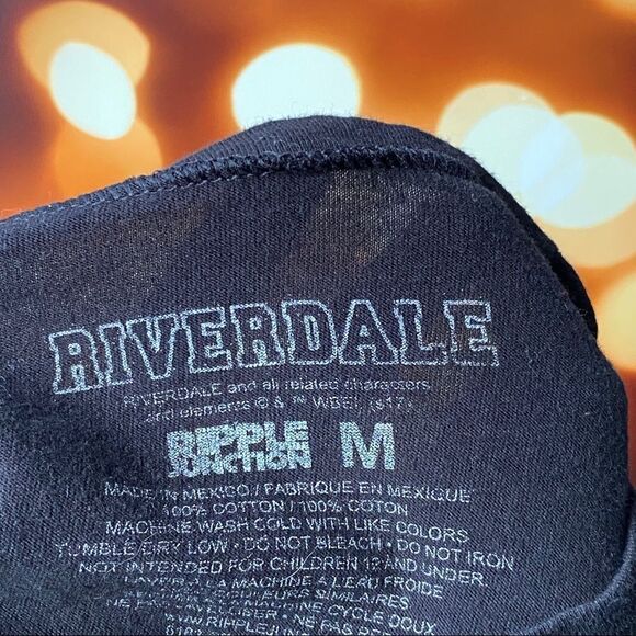Jughead Jones Riverdale Graphic Black Tee Sz M - Picture 5 of 6